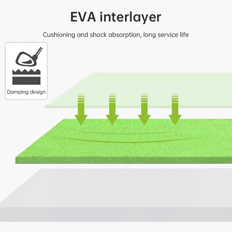 Golf Swing Training Mat – Divot Feedback, Swing Path Corrector (Indoor & Outdoor)
