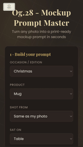 Og.28 - Mockup Prompt Master title and product promise